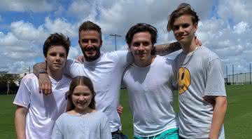 David Beckham mostrou que a filha também gosta de futebol - Instagram
