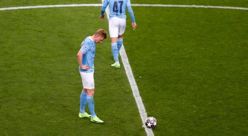 De Bruyne pelo Manchester City na final da Champions League - Getty Images