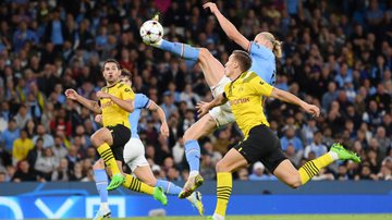 Gol de Haaland, que deu a vitória ao Manchester City - Michael Regan / Getty Images