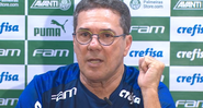 Luxemburgo esboça equipe titular do Palmeiras - Transmissão/Globo Esporte