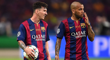 Dani Alves revela papo com Messi e detona gestão do Barcelona - GettyImages