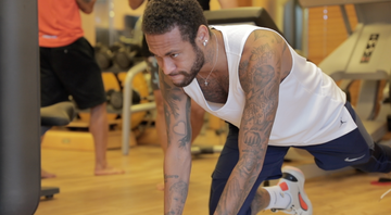 Neymar treinando durante sua quarentena - Divulgação/ Neymar Jr
