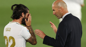 Isco e Zidane em ação pelo Real Madrid - GettyImages