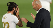 Isco e Zidane em ação pelo Real Madrid - GettyImages
