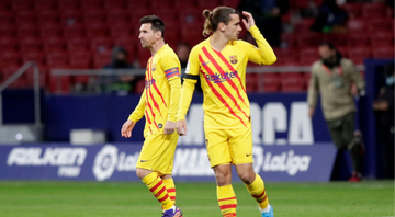 Griezmann e Messi em ação pelo Barça - GettyImages
