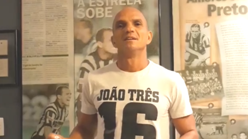 Ídolo do Botafogo elege o trio mais difícil que já enfrentou - Instagram