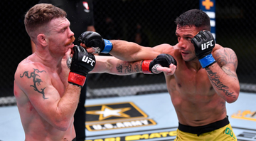 Rafael dos Anjos e Paul Felder ganham bônus de R$ 273 mil por "luta da noite" no UFC - GettyImages