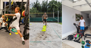 Atleta malham em casa durante quarentena do coronavírus - Instagram