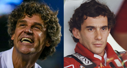 Você sabia? Ex-tenista Guga tinha encontro marcado para conhecer Ayrton Senna dois dias depois do acidente em Ímola - GettyImages