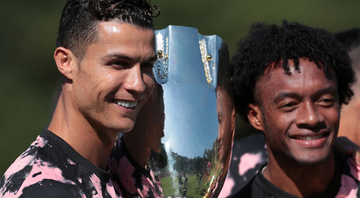 Cristiano Ronaldo e Cuadrado são companheiros de Juventus - GettyImages