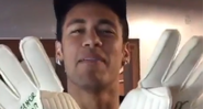 Marcos relembra vídeo em que Neymar aparece agradecendo pelas luvas autografadas - Instagram