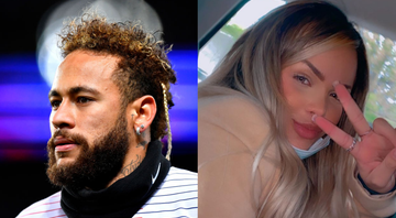 Neymar estaria vivendo um relacionamento aberto com a cantora Gabily - GettyImages/Reprodução/Instagram