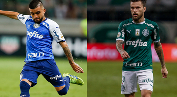 Dupla do Palmeiras comemora dois anos de estreia depois da primeira partida do Palmeiras em 2020 - GettyImages