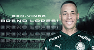 Palmeiras anuncia a contratação do atacante Breno, vindo do Juventude - Divulgação/Palmeiras