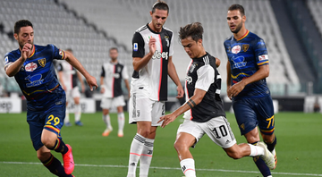 Juventus bate o Lecce por 4 a 0 com bela atuação de Cristiano Ronaldo e Dybala e se isola na liderança do italiano - GettyImages
