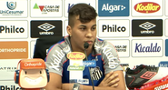 Kaio Jorge cita ansiedade para marcar no Santos - Transmissão Santos TV