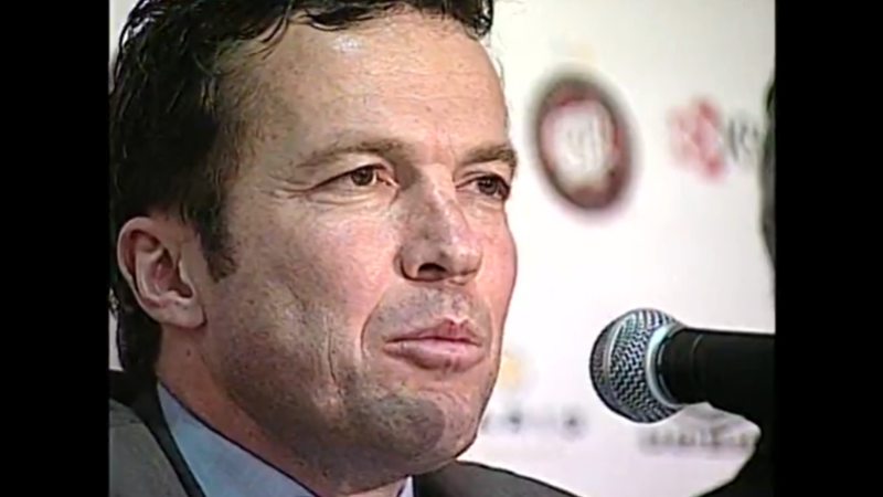 Lothar Matthaus foi técnico do Athletico Paranaense em 2006 - Transmissão Globoesporte