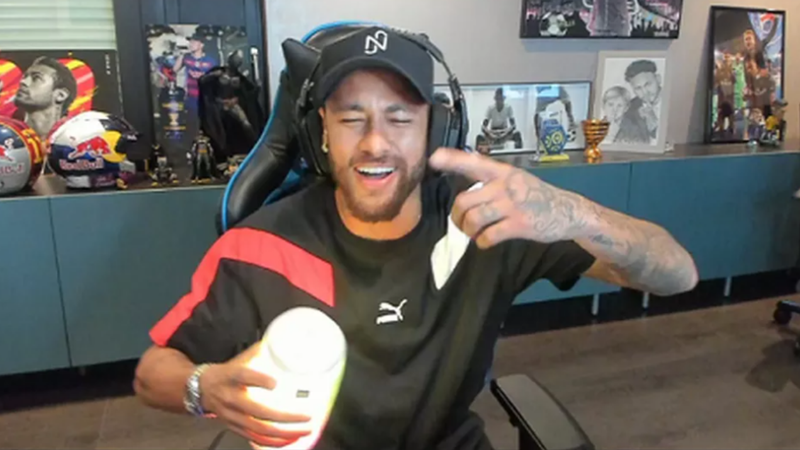 Neymar estreia seu canal na Twitch jogando CS:GO e Among Us - Transmissão Twitch