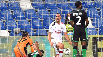 Ibrahimovic é decisivo e marca duas vezes na vitória do Milan por 2 x 1 diante do Sassuolo! - GettyImages