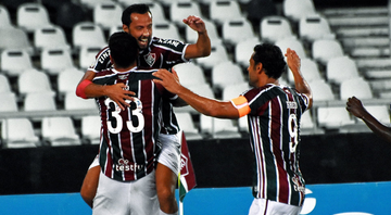 Jogadores do Fluminense comemorando gol - Mailson Santana/Fluminense/Fotos Públicas