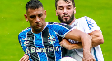 Jean Pyerre e Pepê em ação pelo Grêmio - GettyImages
