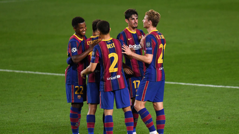 Em tarde inspirada de Messi, Barcelona bate o Ferencváros por 5 a 1 na Champions - GettyImages