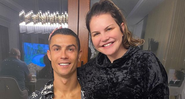 Cristiano Ronaldo e Katia Aveiro em foto - Instagram