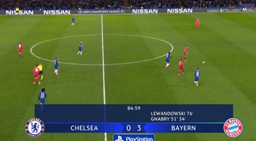Bayern de Munique vence o Chelsea em partida válida pelas oitavas de final da Champions League. - Transmissão Esporte Interativo