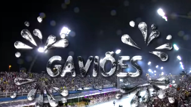 Após quase ser rebaixada no Carnaval de São Paulo, torcedores da Gaviões cobram protestos de jogadores - Transmissão TV Globo