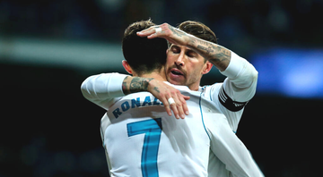 Bateu saudade, Sergio Ramos? Zagueiro posa para foto com Cristiano Ronaldo e exibe presente - GettyImages
