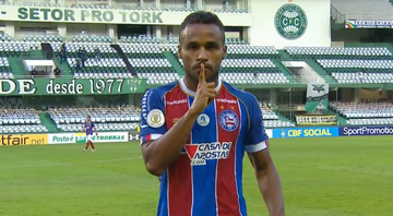 Élber marcou um dos gols do Bahia - Transmissão Premiere FC