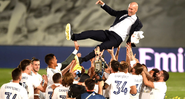 Zidane em ação pelo Real Madrid - GettyImages