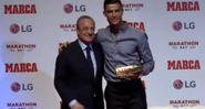Presidente do Real Madrid manda recado especial a Cristiano Ronaldo em seu aniversário - YouTube/Marca