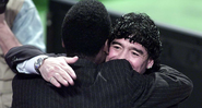 No aniversário de Pelé, Rei recebe mensagem de Maradona - GettyImages