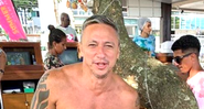 Ex-jogador é flagrado se exercitando em praia do Rio de Janeiro sem máscara de proteção - Instagram