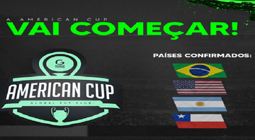 Primeira edição da American Cup, versão gamer preparatória da Copa América de futebol, acontecerá em 2020 - Divulgação/GlobalFutClub