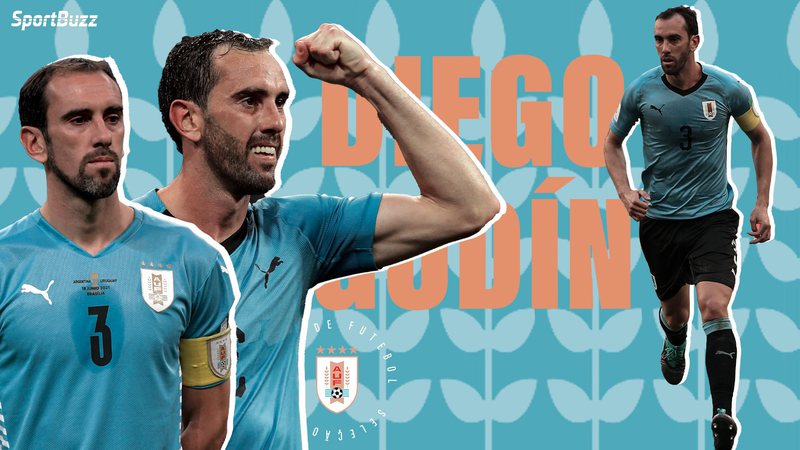 Diego Godín é referência do Uruguai dentro e fora de campo - GettyImages - SportBuzz