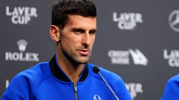 Novak Djokovic disputou a Laver Cup - Getty Images