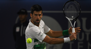 Djokovic no Dubai Duty Free Tennis, em 2022 - Getty Images