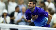 Novak Djokovic depois de vencer Berrettini - Getty Images
