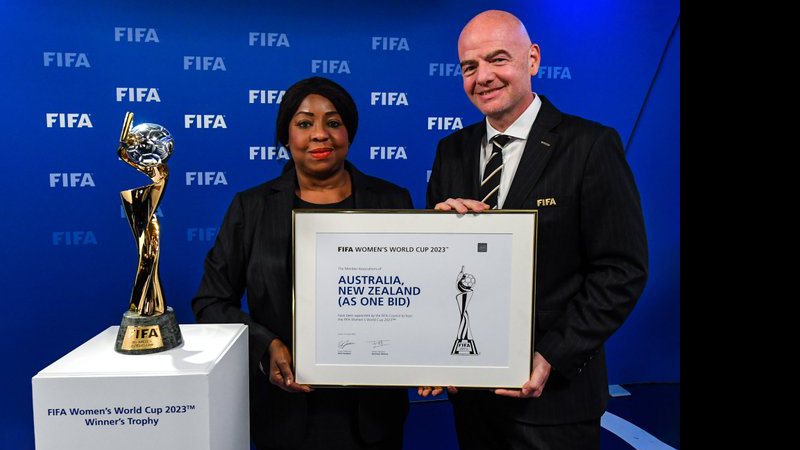 Austrália e Nova Zelândia serão as sedes da Copa do Mundo Feminina de 2023 - Divulgação FIFA.com