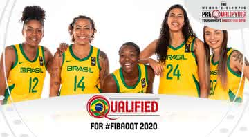 Seleção Feminina de Basquete garante vaga no pré-olímpico - Divulgação CBB/Twitter