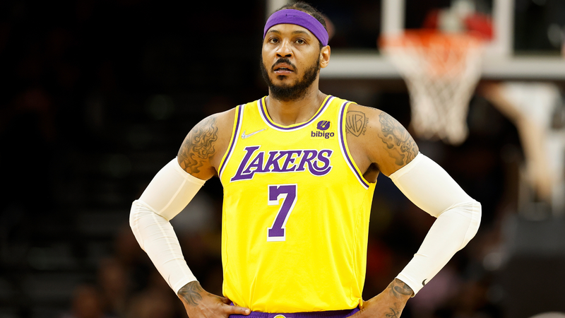 Carmelo Anthony, do Los Angeles Lakers - Getty Images