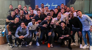 Jogadores do Palmeiras se reúnem para 'jantar da firma' - Instagram