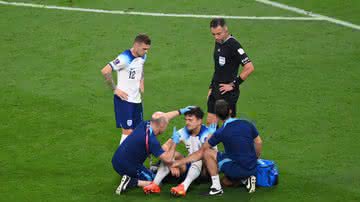 Maguire saiu lesionado no jogo da Inglaterra - GettyImages