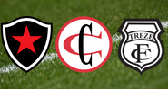 Emblemas de três da principais equipes da Paraíba - Getty Images/ Divulgação