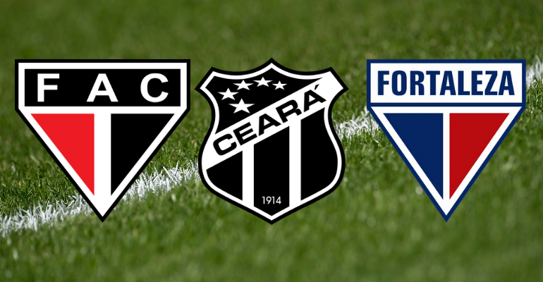 Escudo dos três principais clubes do Ceará - Getty Images/ Divulgação