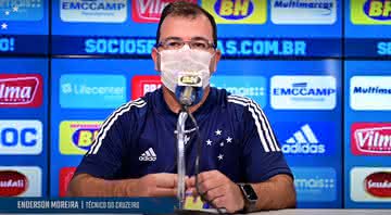 Enderson Moreira, ex-treinador do Cruzeiro - Transmissão TV Cruzeiro