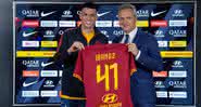 Ibañez chega no time italiano por empréstimo - Divulgação AS Roma