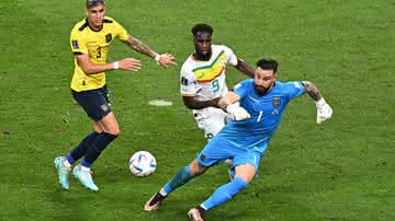 Equador x Senegal estão fazendo o primeiro tempo da partida e o jogo está equilibrado - GettyImages